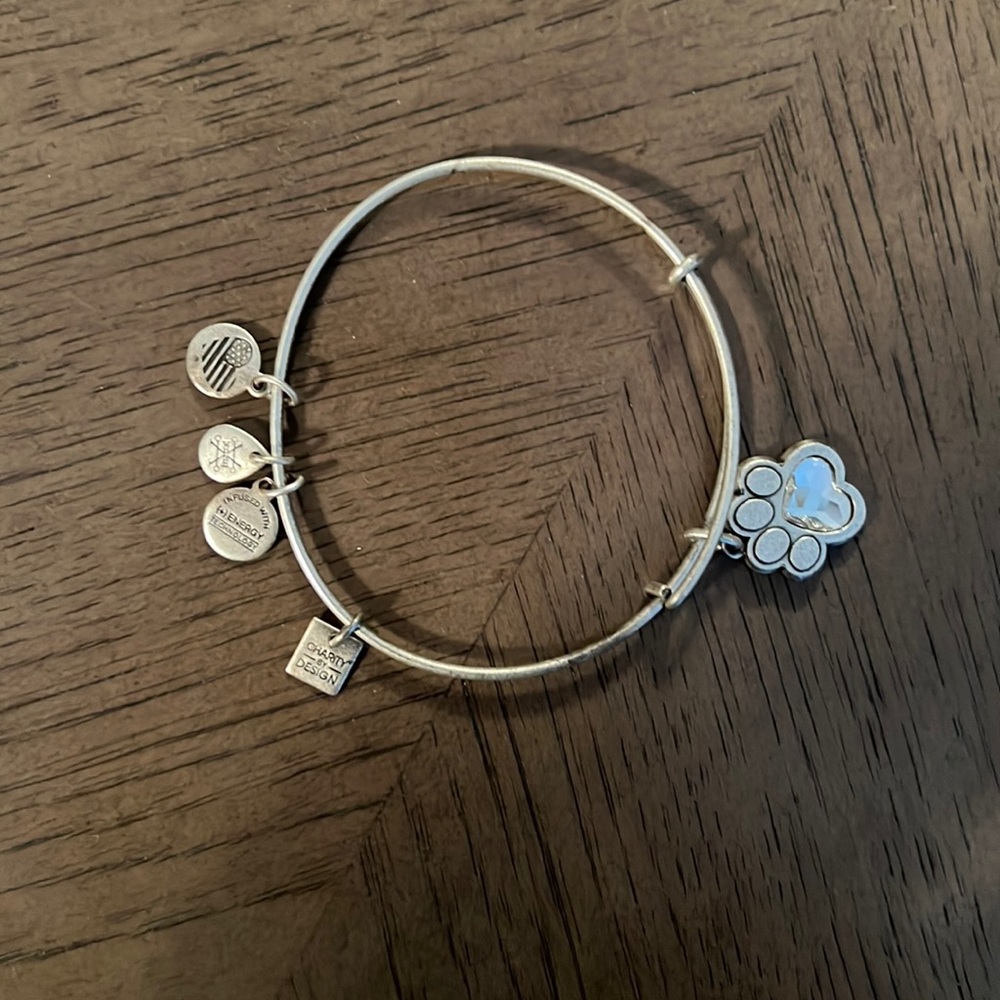 Alex and Ani paw bangle